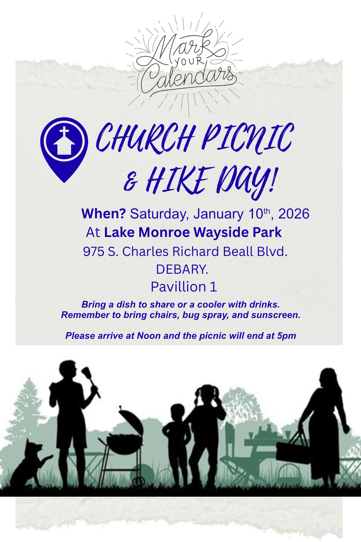 Picnic & Hike | Calendar and Events of First Covenant Church of Winter Park FL